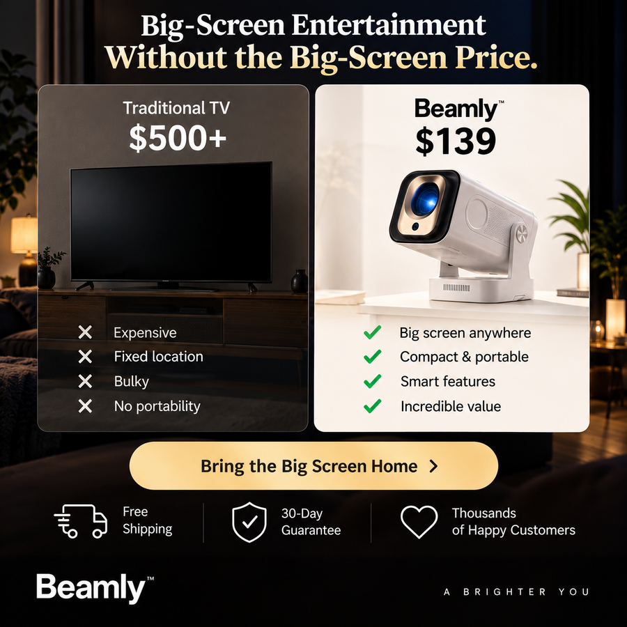 BEAMLY Mini Projector