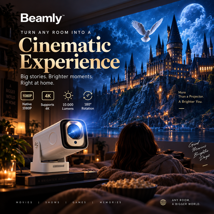 BEAMLY Mini Projector