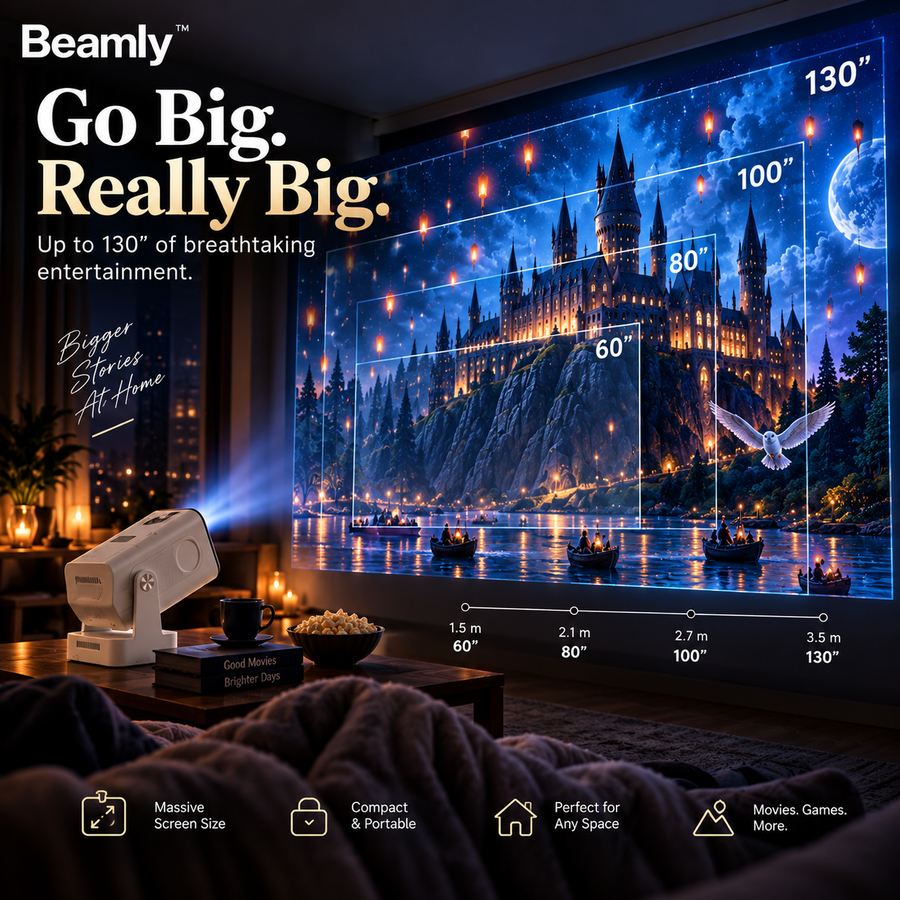 BEAMLY Mini Projector