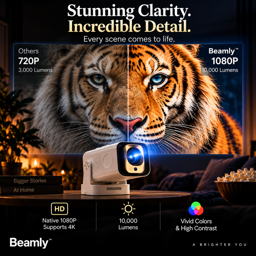 BEAMLY Mini Projector